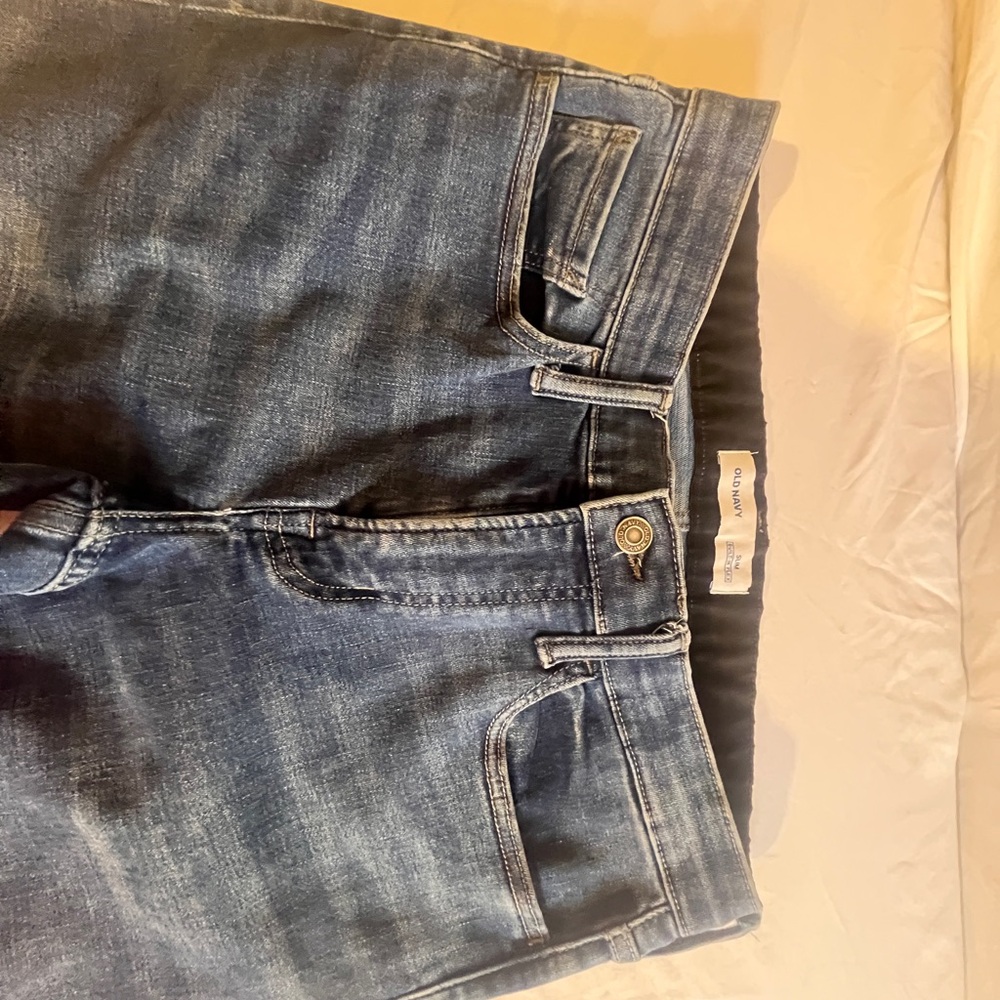 Old Navy Men's Straight Jeans in Dark Blue